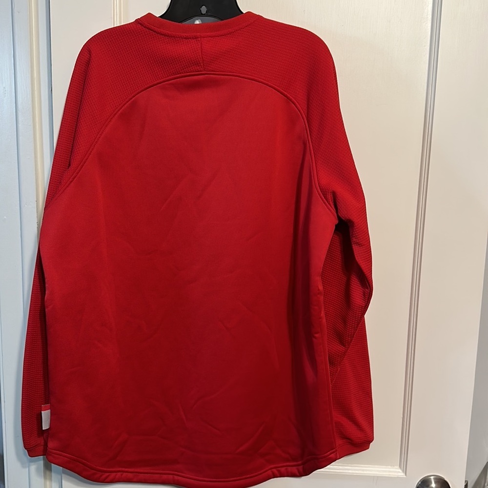 Majestic Men’s Chicago Blackhawks Therma Base Fleece Lined Sweatshirt Size Large - Picture 3 of 8